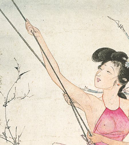 高明-胡也佛的仕女画和最知名的金瓶梅秘戏图